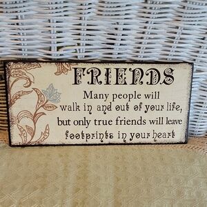 FRIENDS sign
